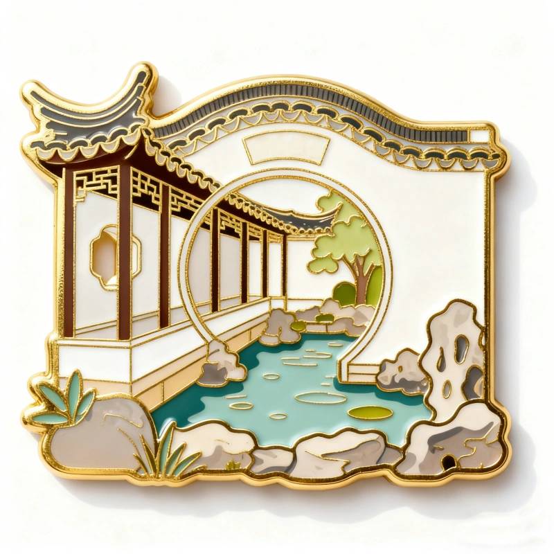 Custom Zinc Alloy Fridge Magnet with Enamel Finish | OEM ODM Manufacturer