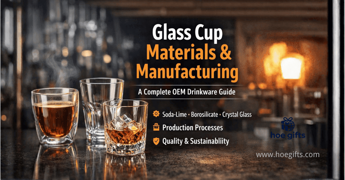 Glass Cup Materials & Manufacturing: A Complete OEM Drinkware Guide