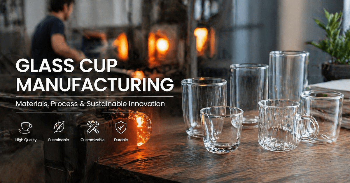 Understanding Glass Cup Manufacturing: Materials, Processes, and Sustainable Innovation