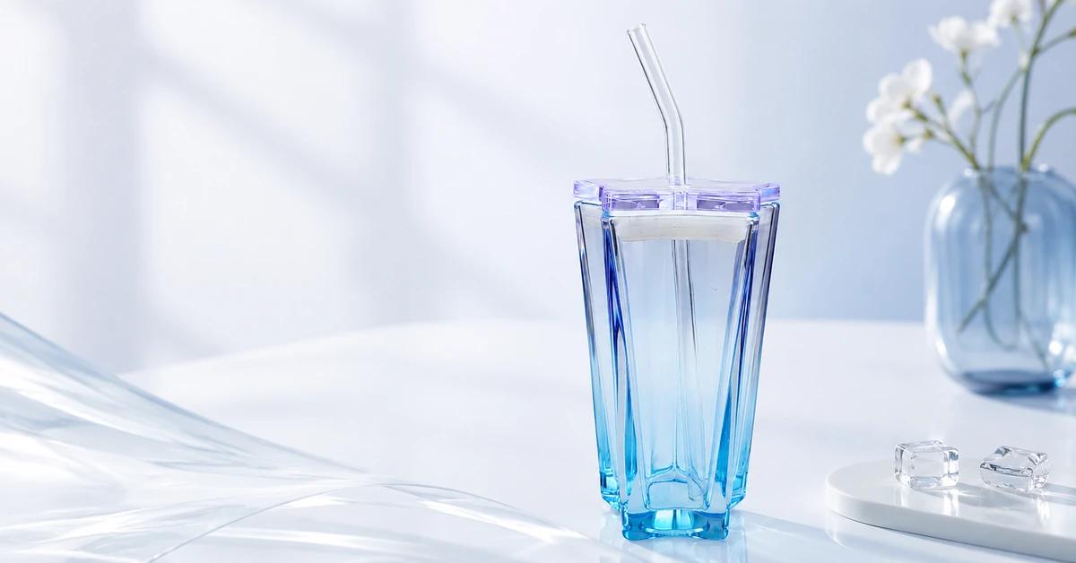 Exploring the Versatility of Gradient Blue Glass Tumblers for Modern Drinkware