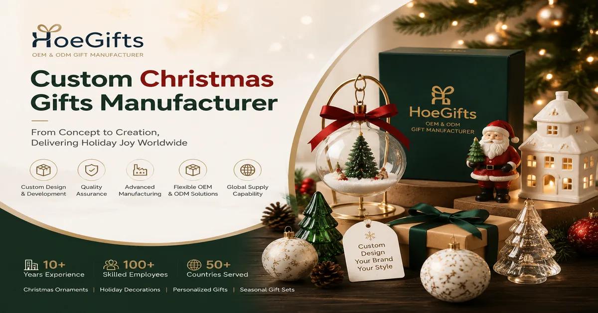 Custom Christmas Gifts Manufacturer: How HoeGifts Creates Premium Holiday Products for Global Brands